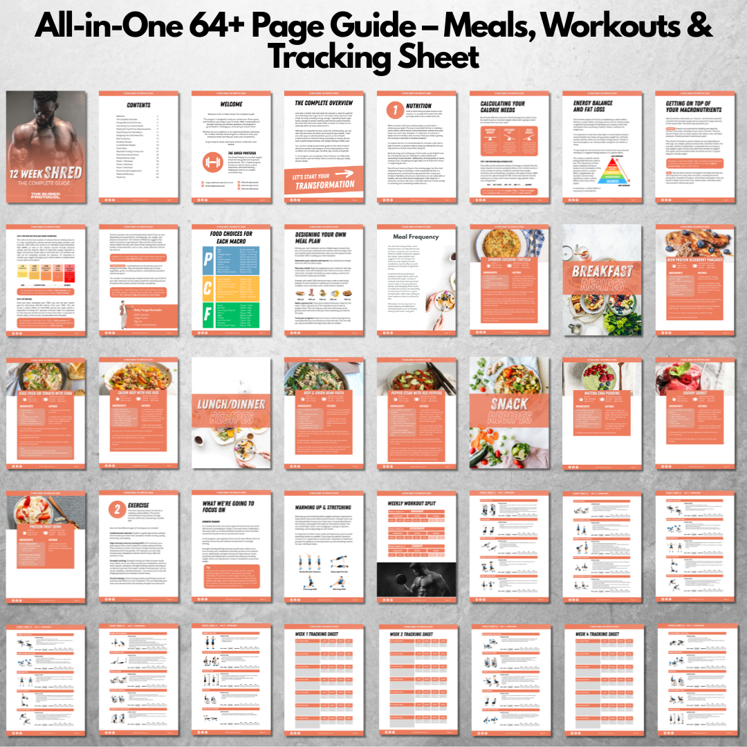 12 Week Shred Guide - The Complete Guide eBook